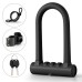 U-Shaped Bicycle Lock Aluminum Alloy Firm Anti-theft Double Open Modes Safety for  Road Bike Mountain Bike