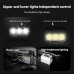 USB Rechargeable Bicycle Light 4-6 Lamp Beads Type-C Charging Cycling Flashlight For Bike Lantern MTB Headlight Taillight