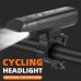 WEST BIKING 1300Lm Super Brightness Bike Headlight 1200mAh Battery Anti-Glare IPX6 Waterproof Rechargeable Bicycle Front Light