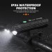 WEST BIKING 1300Lm Super Brightness Bike Headlight 1200mAh Battery Anti-Glare IPX6 Waterproof Rechargeable Bicycle Front Light