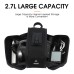 WEST BIKING 2.7L Large Capacity Waterproof Bike Bag Hard Shell MTB Road Bike Under Seat Tool Bag Quick Release Saddlebags Bike Accessories
