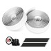 WEST BIKING 2PCS Soft Bicycle Handlebar Strap Anti-slip Wear-resistant EVA Bike Handlebar Tape Road Bike Grip Tape