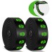 WEST BIKING 2 Pcs 2150mm Bike Handlebar Tape Bicycle Handlebar Grip Grip Tape Wraps Adhesive Back with Bar Plugs