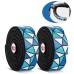 WEST BIKING 2 Pcs Bike Handlebar Tapes PU Anti-slip Waterproof Handlebar Grip Wraps Adhesive Strap For Cycling Bicycle Mountain Bike