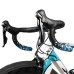 WEST BIKING 2 Pcs Bike Handlebar Tapes PU Anti-slip Waterproof Handlebar Grip Wraps Adhesive Strap For Cycling Bicycle Mountain Bike