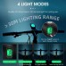 WEST BIKING 3 in 1 330Lm Brightness Bike Headlight 1200mAh Battery IP64 Waterproof 4 Light Modes Smart Speedometer with 100db Horn for Night Cycling