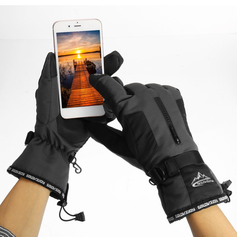 Winter Waterproof Touch Screen Bike Glove Snowboard Cycling Thermal Gloves