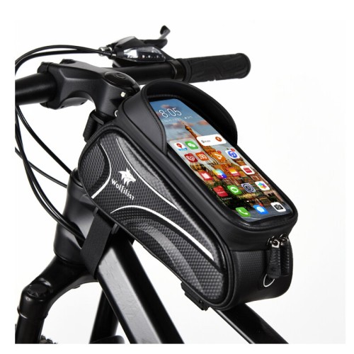 Wolfilist Bike Bag 2L Large Capacity Waterproof With Sun-Visor Rain Cover Phone Holder   - Perfect Bicycle Equipment