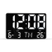 16-Inch LED Digital Wall Clock Alarm Clock Large Screen Temperature Date Day Display With Remote Control / Time/ Date/ Countdown / Temperature / 12/24H For Home Office Classroom