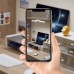 2000mAh Magnetic LED Reading Light Dormitory Bedside Night Light Adjustable Brightness & Color Temperature Rechargeable Clock Cool Lamp