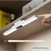 2000mAh Magnetic LED Reading Light Dormitory Bedside Night Light Adjustable Brightness & Color Temperature Rechargeable Clock Cool Lamp