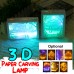 3D Paper Carving Lamp Art Creative LED Night Light Birthday Gift Romantic Decor