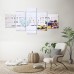 5Pcs/Set Canvas Print Painting Unframed Poster Wall Art Picture Home Decorations