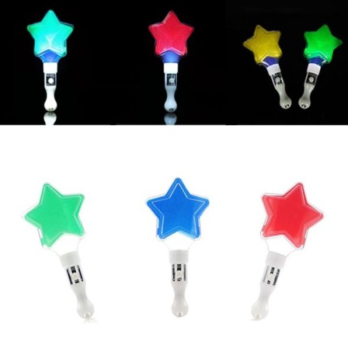 5pcs Star Glowing LED Stick Lights for Christmas Party Vocal Concert Performace Support Props