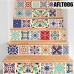 6PCS Stair Step Decals Stickers Stair Riser Decals Tile Backsplash Contact Paper