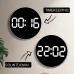 AGSIVO 10 Inch Digital Wall Clock With Remote Controller / Dual Alarm Clock / Calendar / Temperature / Humidity / Count Down for Home and Office