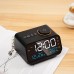 AGSIVO FM Radio Digital Alarm Clock with Dual Alarm / Snooze / Temperature Display / Date Display / Memory Function