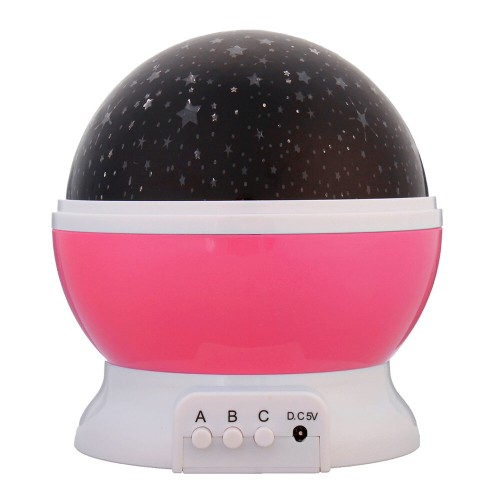 Bakeey Automatic Rotating Starry Sky Projection Lamp Star Moon Colorful Diamond Starlight Projector USB LED Night Light