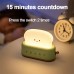 Cartoon Baby Toaster Lamp Desk Decor Rechargeable Lamp Night Light Portable Lamp for Bedroom Bedside Living Room