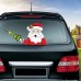 Christmas Car Rear Window Wiper Scraper Sticker Detachable Creative PVC Car Decor Sticker UV Protected