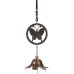 Creative Metal Butterfly Decor Wind Chimes Church Outdoor Bells Hanging Garden Decorations