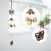 Creative Metal Butterfly Decor Wind Chimes Church Outdoor Bells Hanging Garden Decorations