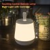 DC5V 2.5W 18LEDs Touching Control RGB Bedside Lamp Night Light with Remote Control Dimmable Brightness