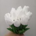 DIY Tulips Artificial Flowers LED Night Light Interior Decoration Bouquet Lamp Simulation Tulip Table Lamp Bedside Atmosphere Light