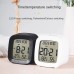 Digital Alarm Clock Voice Control LightsTemperature Humidity Calendar Week Display Snooze Function With Backlight Electronic Desktop Clock 12/24H LED Alarm Clock