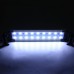 Dimmable & Timer LED Fish Tank Light Lamp Hood Aquarium Lighting with Extendable Brackets for 30CM Tank Plant Growth, 3 Light Modes, White + Blue + Red LEDs 5730SMD