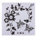 Funny Novelty Butterfly Flower Vine Bathroom Wall Sticker Home Decoration Vinyl Wall Decals