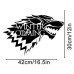 Game of Thrones House Stark Wolf Vinyl Sticker Decal HBO Winter Is Coming