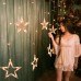 Honana HT-336 220V LED Light String Star Shape Curtain Light Home Decor Celebration Festival Wedding