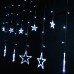 Honana HT-336 220V LED Light String Star Shape Curtain Light Home Decor Celebration Festival Wedding