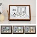 LED Illuminated Artwork Warm Modern Minimalist Design Rechargeable with Real Wood Frame Perfect Night Light and Home Decor Piece