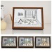 LED Illuminated Artwork Warm Modern Minimalist Design Rechargeable with Real Wood Frame Perfect Night Light and Home Decor Piece