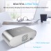 LED Mirror Digital Alarm Clock Support Phone Wireless Charging 2 Alarm Group Snooze Function Real-Time Temperature