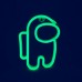 LED Neon Lamp Sign Astronaut Game Lamp Neon Wall Lights Night Light for Room Holiday Party Decor Cool Birthday Christmas Gift