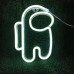LED Neon Lamp Sign Astronaut Game Lamp Neon Wall Lights Night Light for Room Holiday Party Decor Cool Birthday Christmas Gift
