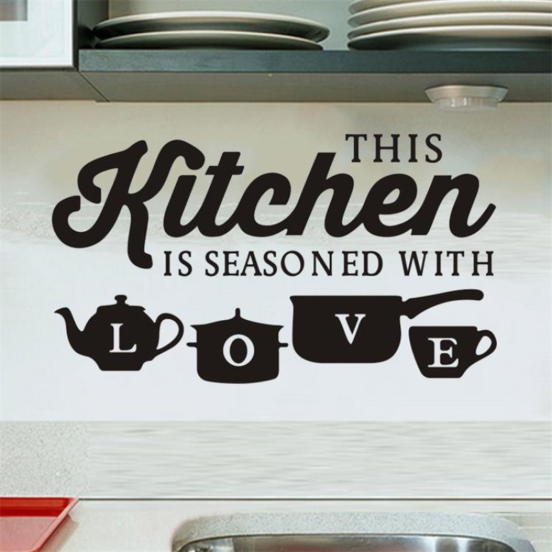 Miico 3D Creative PVC Wall Stickers Home Decor Mural Art Removable Special Kitchen Decor Sticker