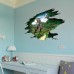 Miico Creative 3D Dinosaur Waterproof Removable Home Room Decorative Wall Door Decor Sticker