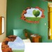 Miico Creative 3D Love Tree Scenery Broken Wall Removable Home Room Decorative Wall Decor Sticker