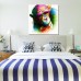 Miico Hand Painted Oil Paintings Abstract Colorful Pensive Gorilla Wall Art For Home Decoration Painting