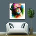Miico Hand Painted Oil Paintings Abstract Colorful Pensive Gorilla Wall Art For Home Decoration Painting