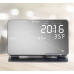 Mirror Digital Alarm Clock LED Support 15W Phone Wireless Charging Real-Time Temperature