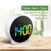 Multifunctional Compact LED Digital Alarm Clock with Dual Alarm Snooze 12/24H Display Adjustable Brightness and Dual Power Supply Options Ideal for Bedroom Living Room Kitchen and Office