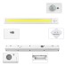 Night Light Mini Bedroom Corridor Wardrobe Cabinet Light Human Body Induction Home Lamp COB Battery