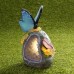 Outdoor Garden Solar Animal Butterfly LED Night Light Yard Figurine Lamps Pathway Decorations