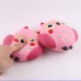 PU Simulation Cute Pink Owl Squishy Office Relief Toys