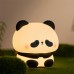 Panda Night Lights Animal Silicone Timing Rechargeable Night Light Cartoon Panda Bedroom Decoration For Kids Gift Boys Girls Gift